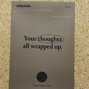 Remarkable gray folio